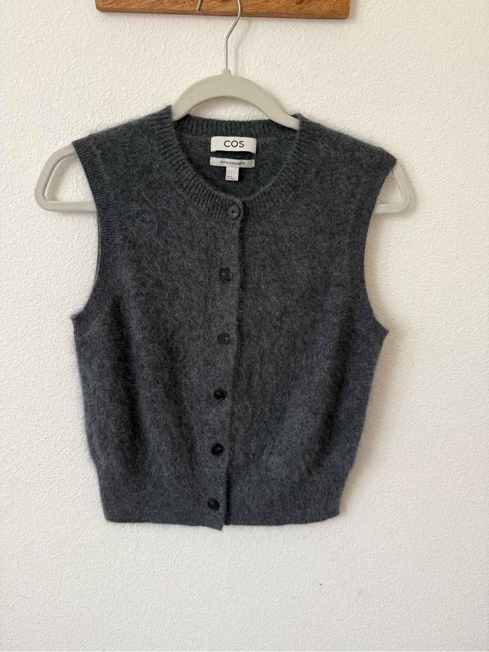 Cos Brushed Cashmere Vest